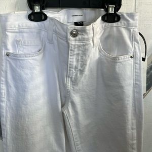 NWT Current/Elliott white 5 pocket jeans. Size 25